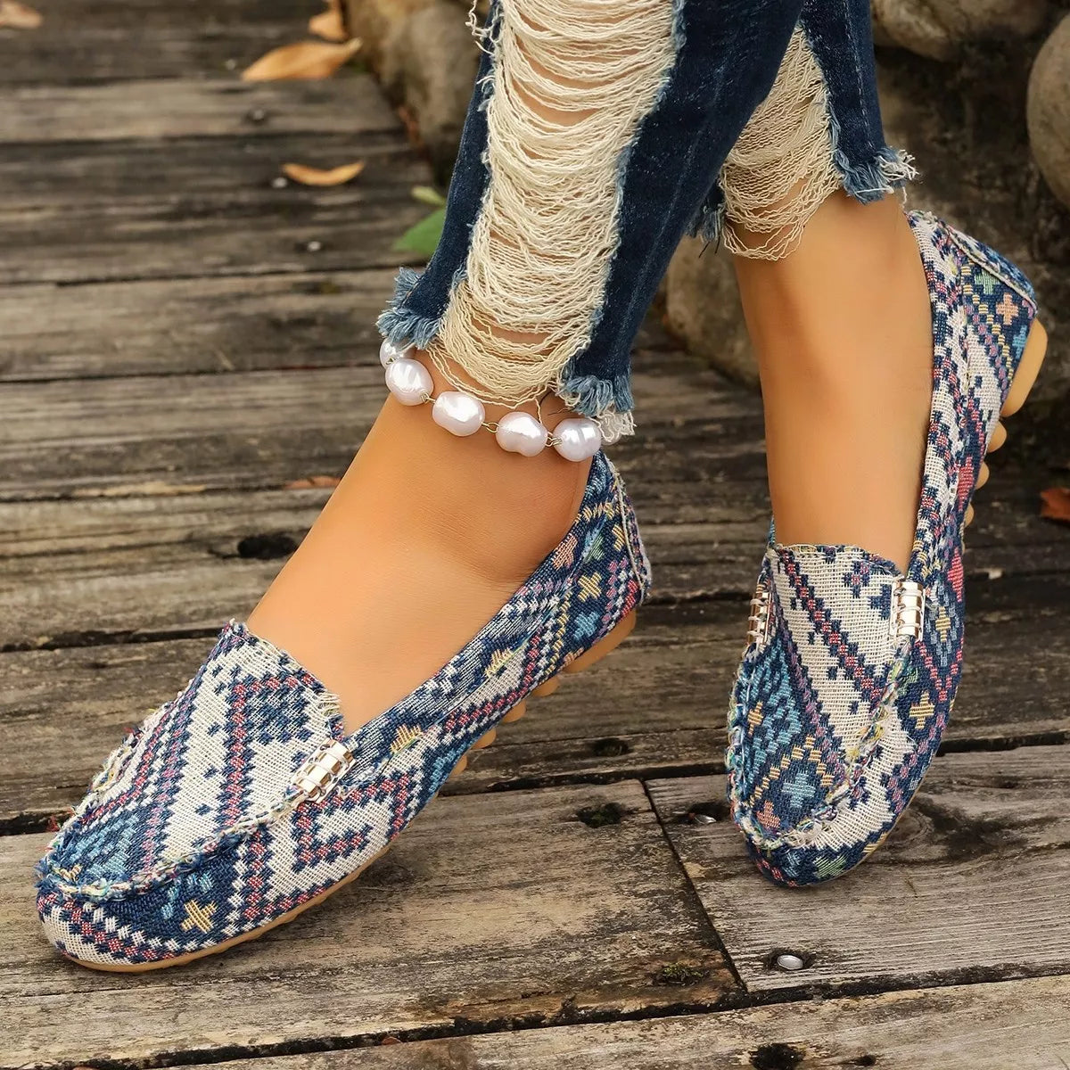 Round Toe Slip-Ons - Lilixa.store