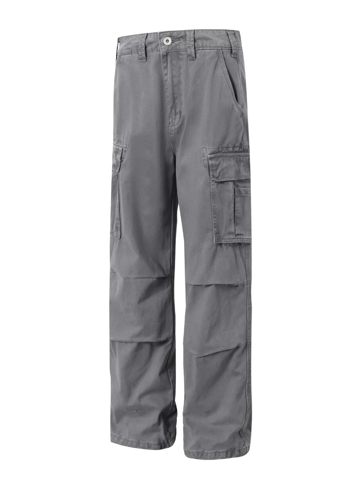Men's Vintage Washed Loose-Fit Multi-Pocket Cargo Pants