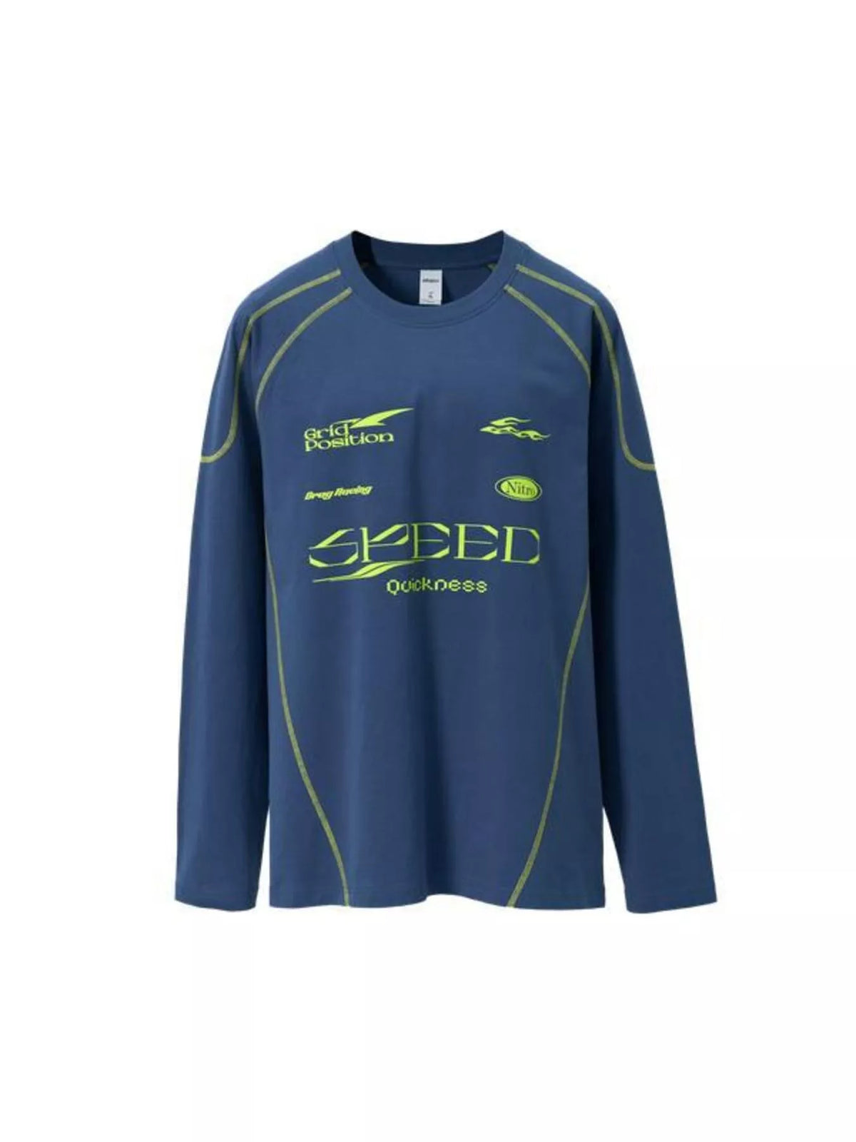 Men's Letter Graphic Long Sleeve T-Shirt - Lilixa.store