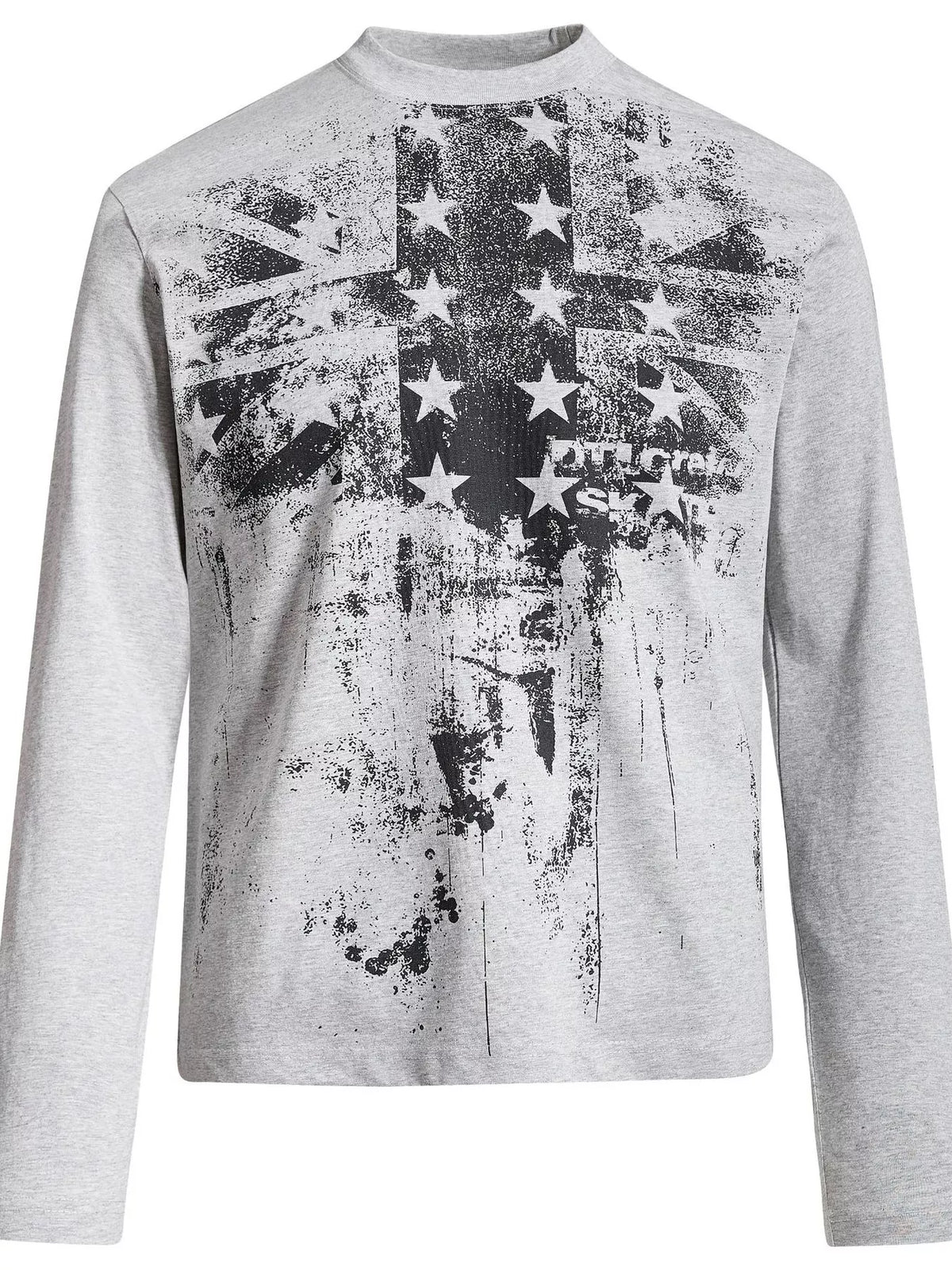 Men's America Flag Graphic Long Sleeve T-Shirt