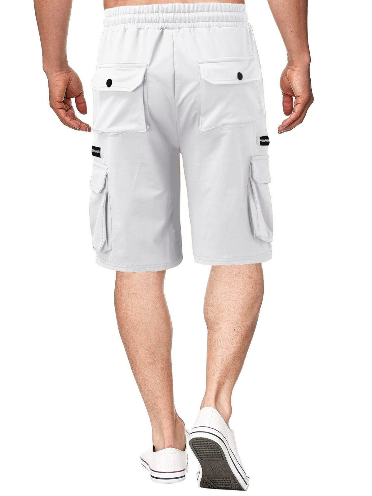 Men's Full Size Drawstring Cargo Shorts Plus Size