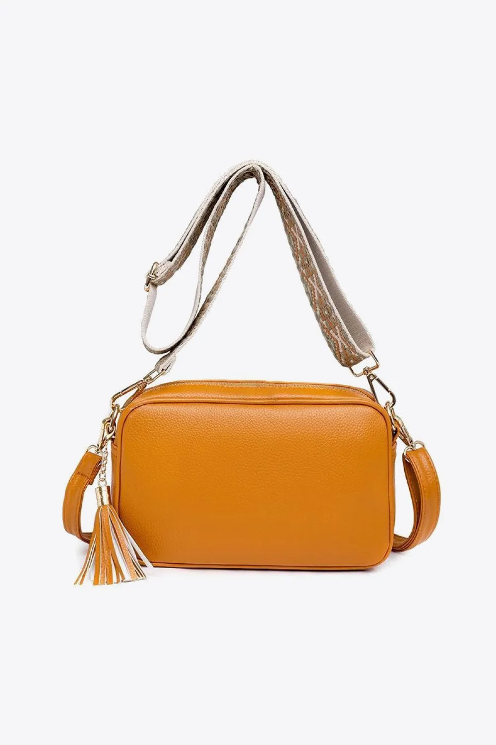 PU Leather Tassel Crossbody Bag - Lilixa.store