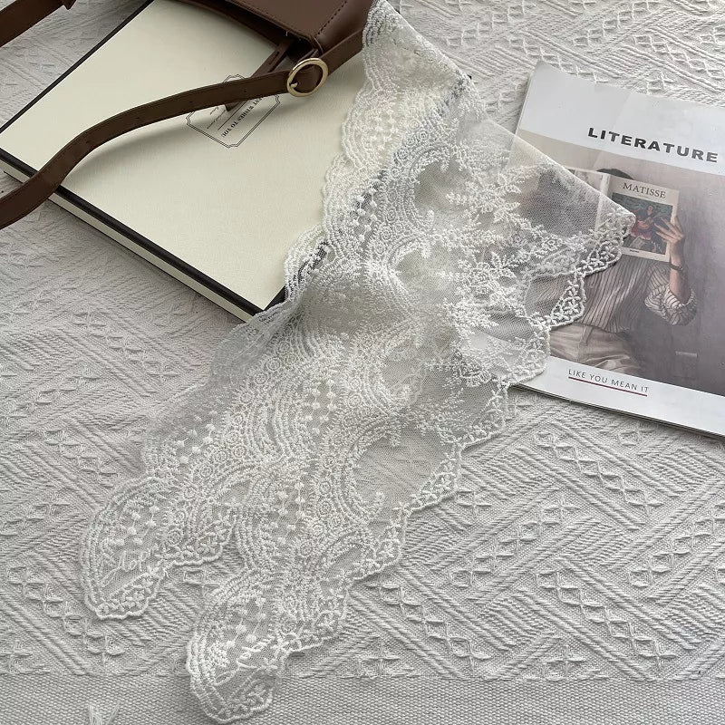 Elegant Lace Sheer Scarf - Lilixa.store