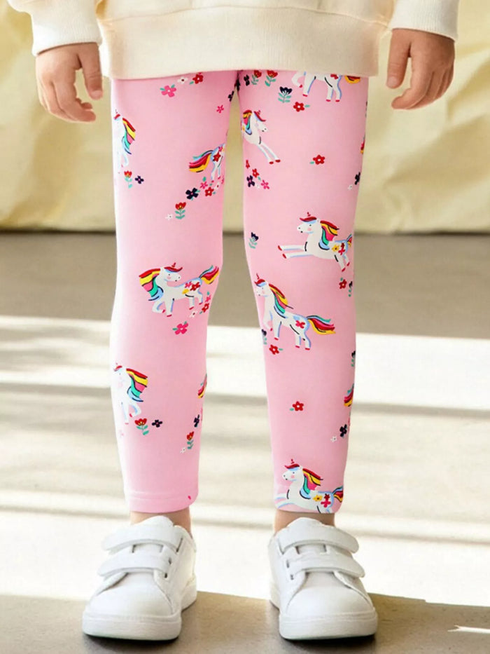 Children's Unicorn Print Pants - Lilixa.store