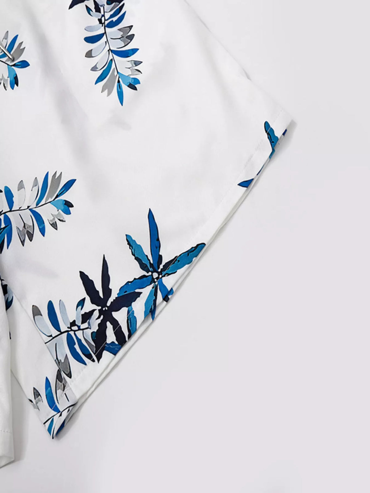 Men's Full Size Tropical Print Short Sleeve Shirt and Shorts Set Plus Size - Lilixa.store