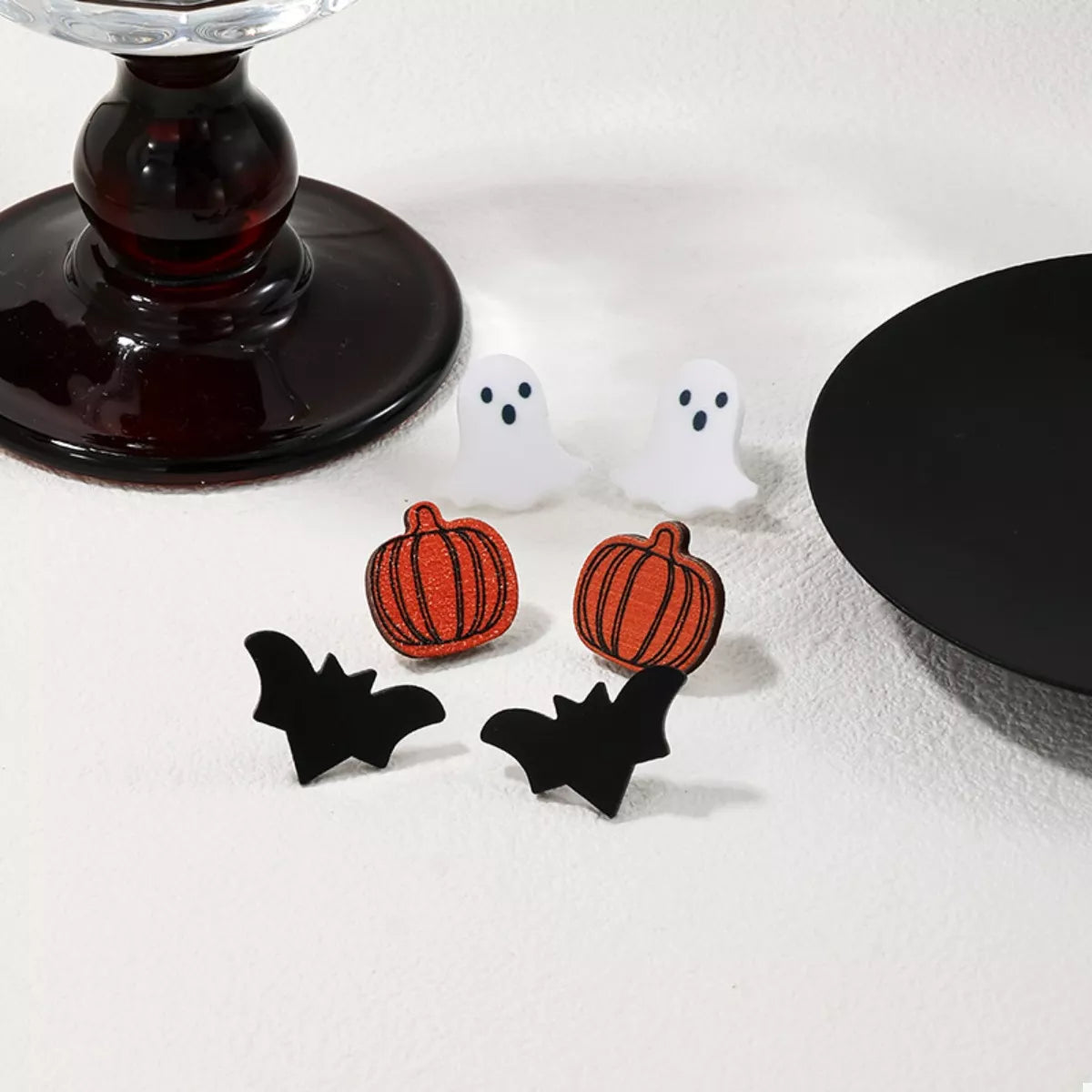 3 Piece Halloween-Themed Stud Earrings - Lilixa.store