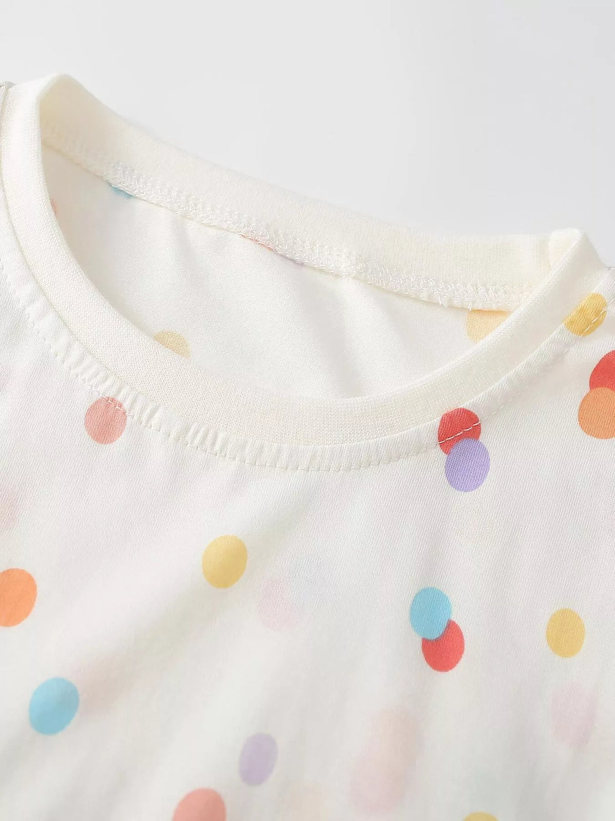 Children's Polka Dot Bag Applique T-Shirt