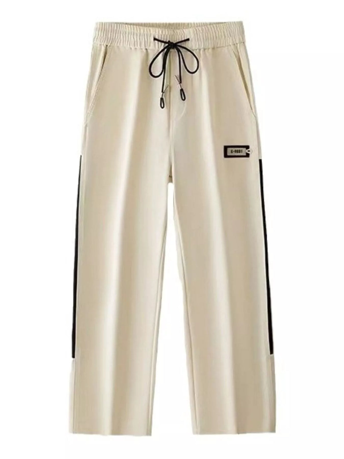 Men's Full Size Side Striped Wide Leg Casual Pants Plus Size, view 7