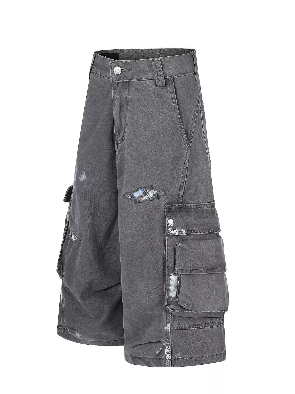 Men's Distressed Cargo Capris, view 9