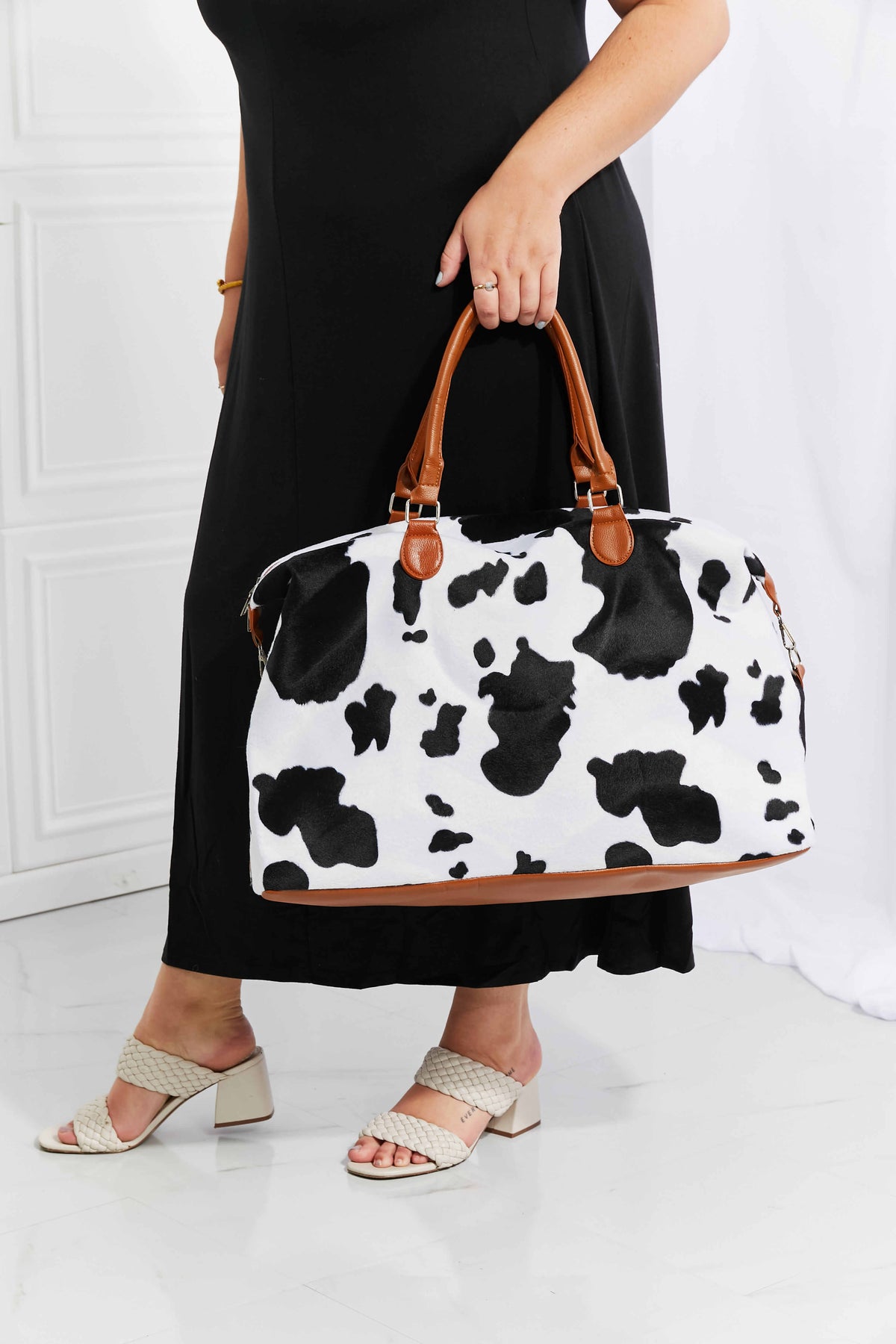 Animal Print Plush Weekender Bag - Lilixa.store
