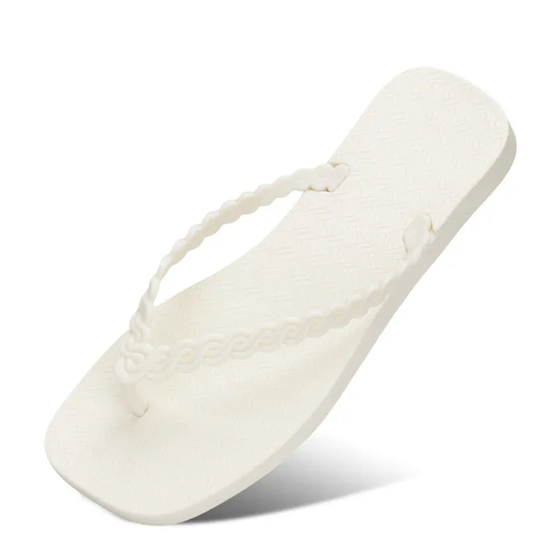 Braided Strap Beach Toe Post Slippers - Lilixa.store