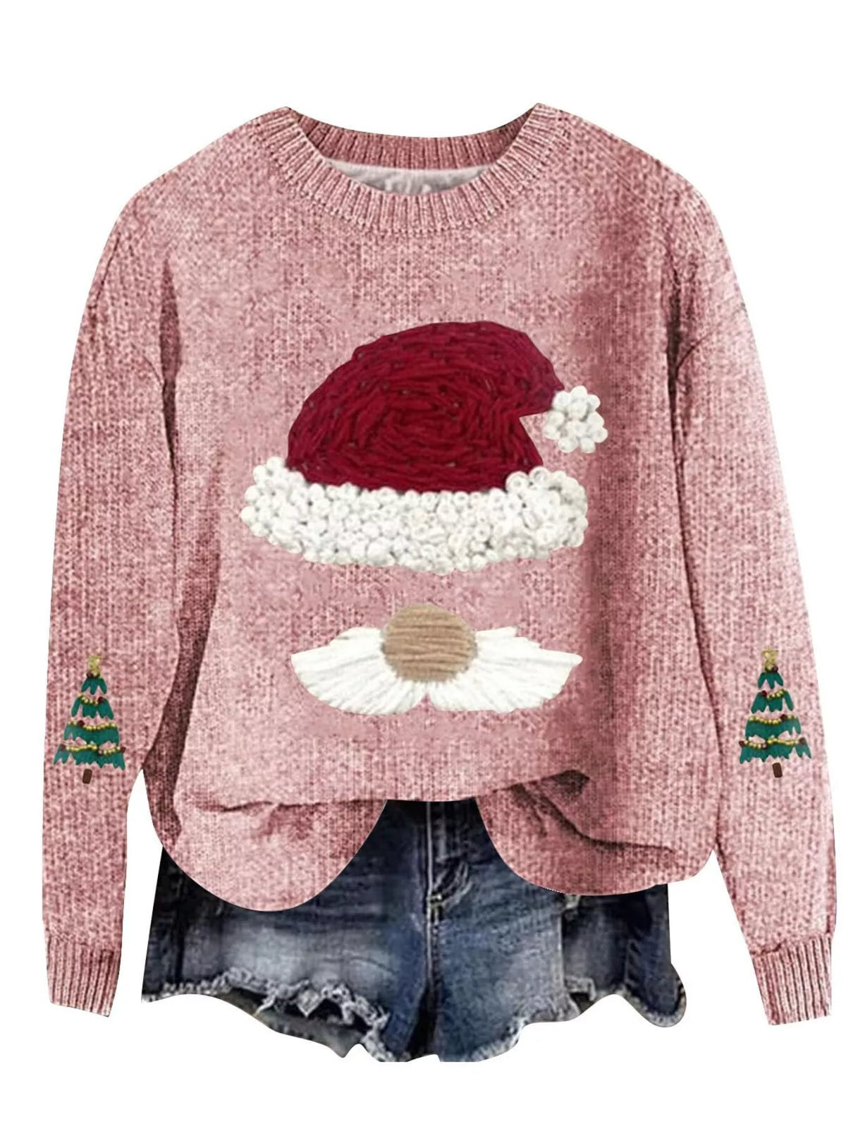 Christmas Graphic Dropped Shoulder Sweater