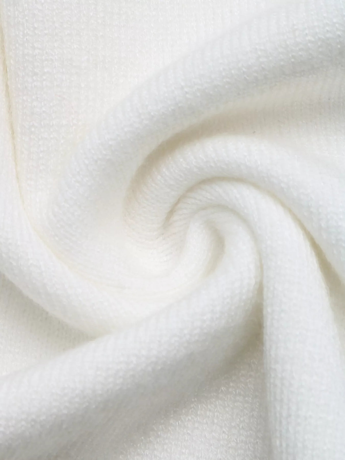 Bow-Embellished Lace Trim Sweater in White, view 15