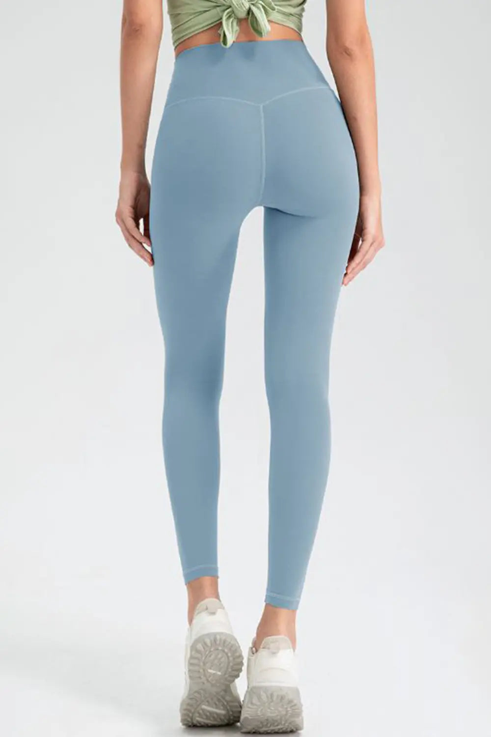 Wide Waistband High Waist Sport Leggings - Lilixa.store