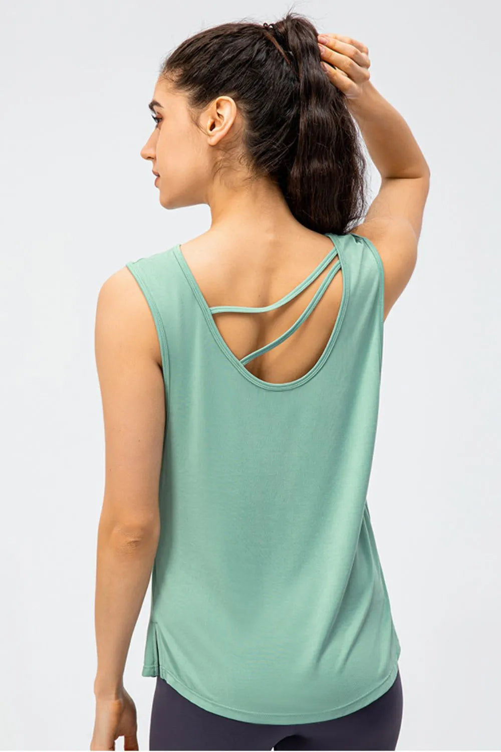 Cutout Reversible Active Tank - Lilixa.store