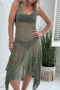 Crochet Knit Cover-Up Dress - Lilixa.store