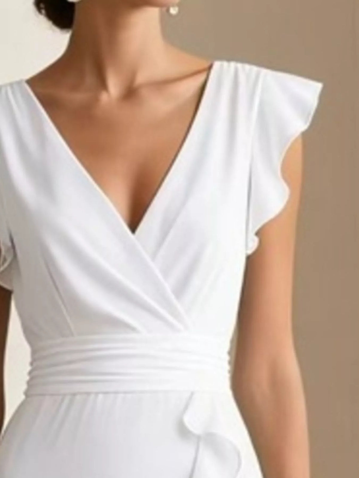 Ruffled Surplice Maxi Dress - Lilixa.store