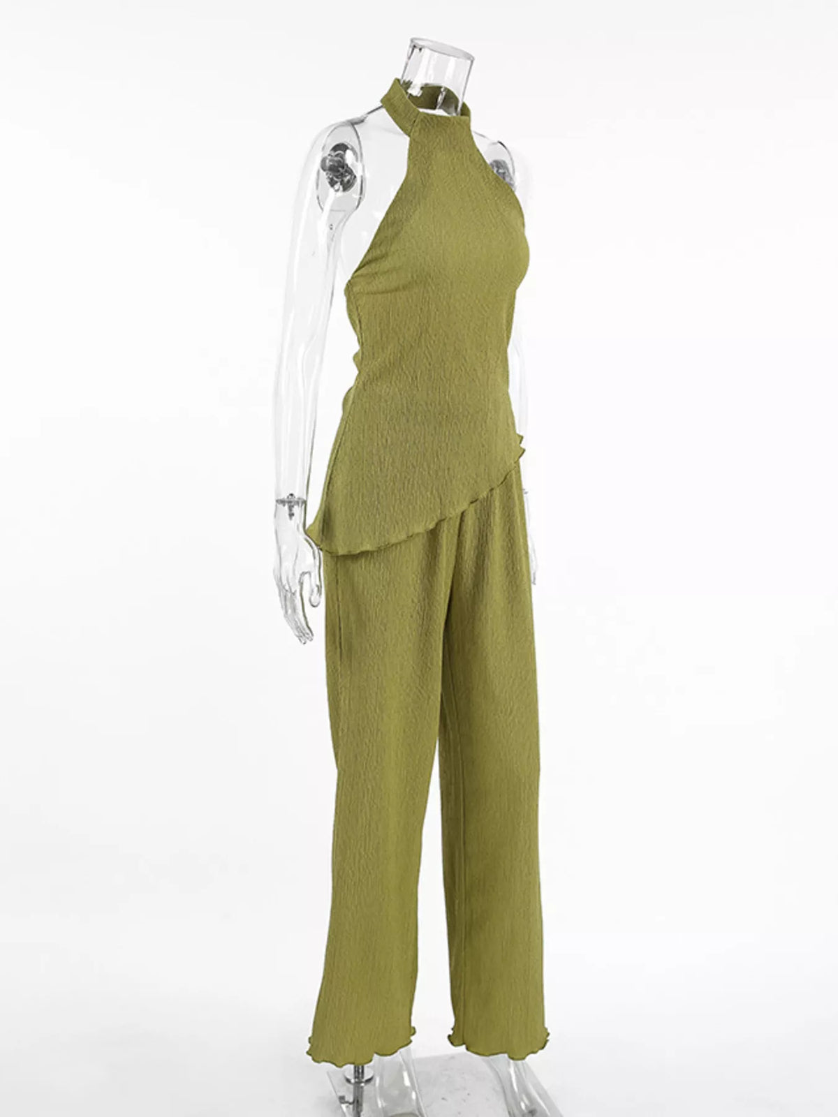 Sleeveless Top and Wide-Leg Pants Two-Piece Set, view 10