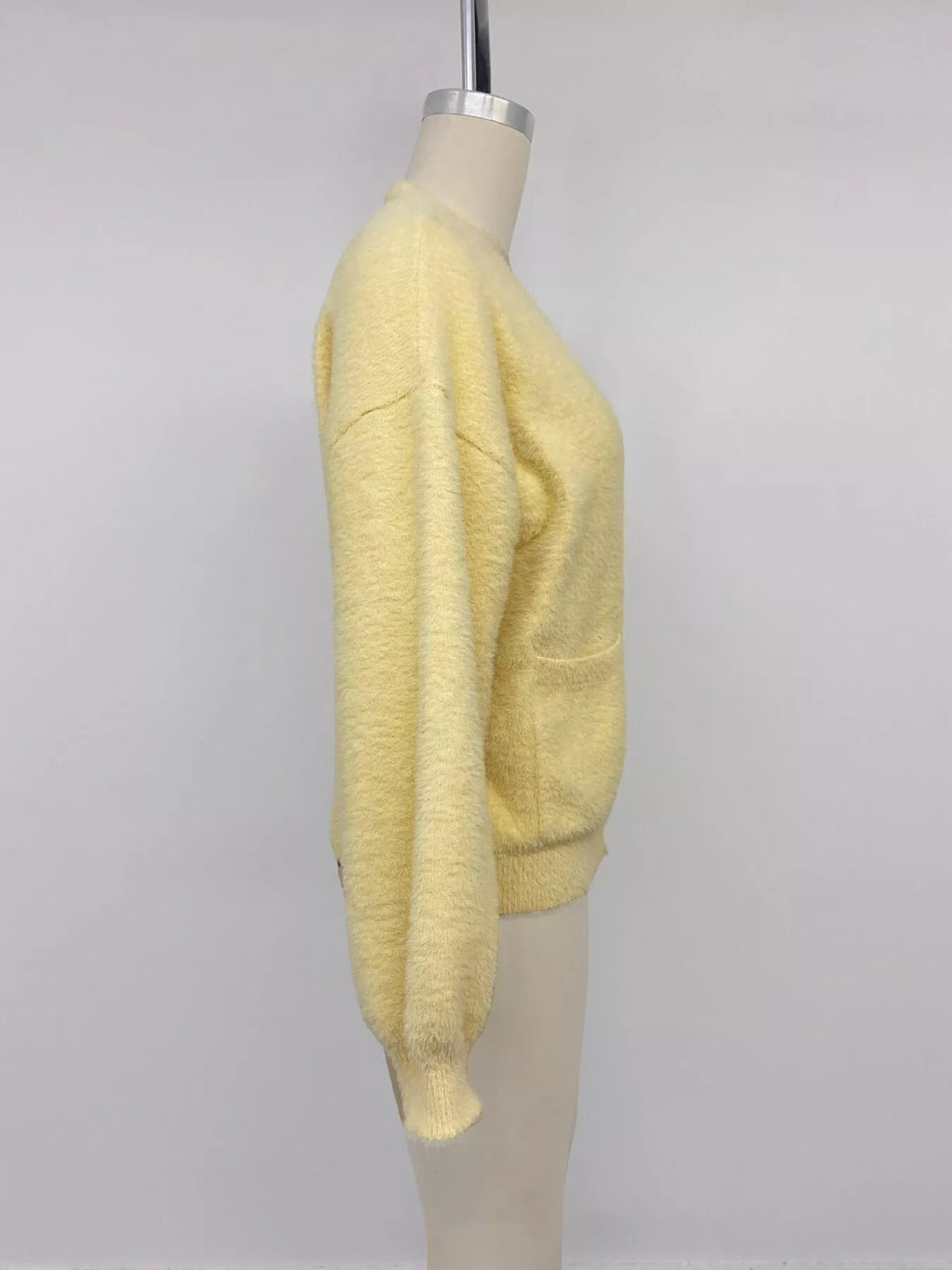 Button Up V-Neck Cardigan - Lilixa.store