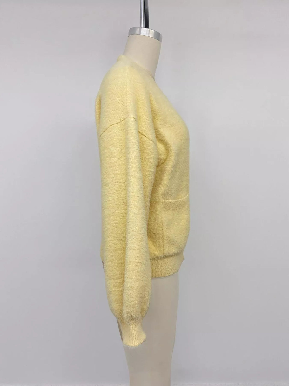Button Up V-Neck Cardigan - Lilixa.store