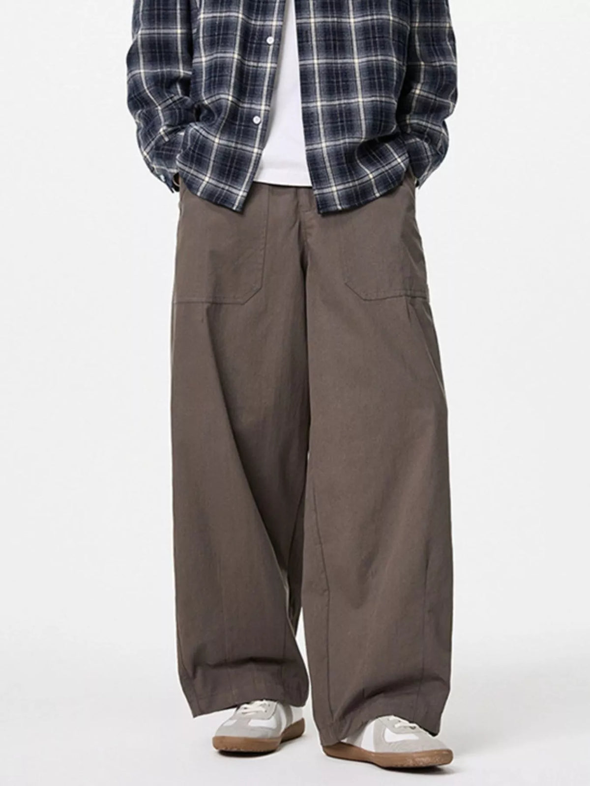 Men's Wide Leg Cargo Pants, view 5