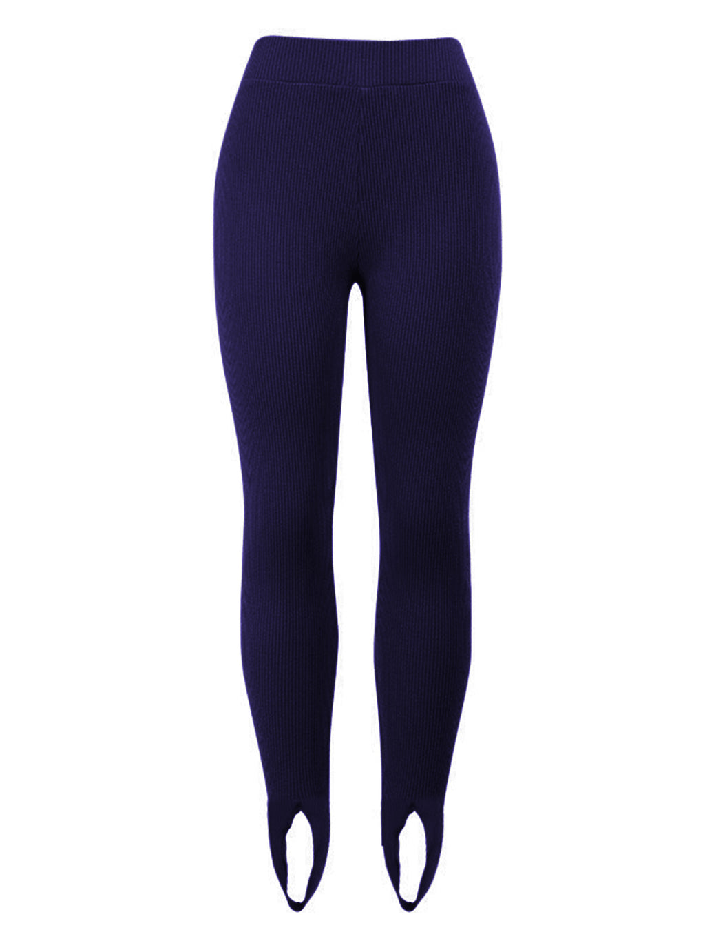 Ribbed Mid Waist Leggings - Lilixa.store