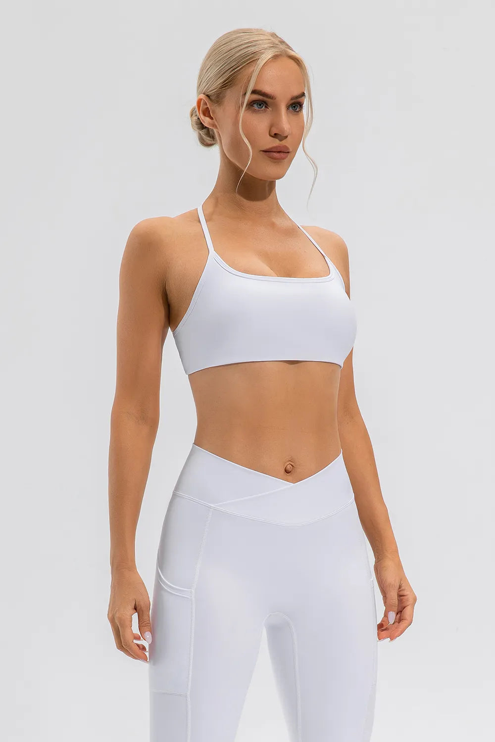 Crisscross Spaghetti Strap Active Cami - Lilixa.store