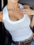 Ribbed Solid Color Tank - Lilixa.store