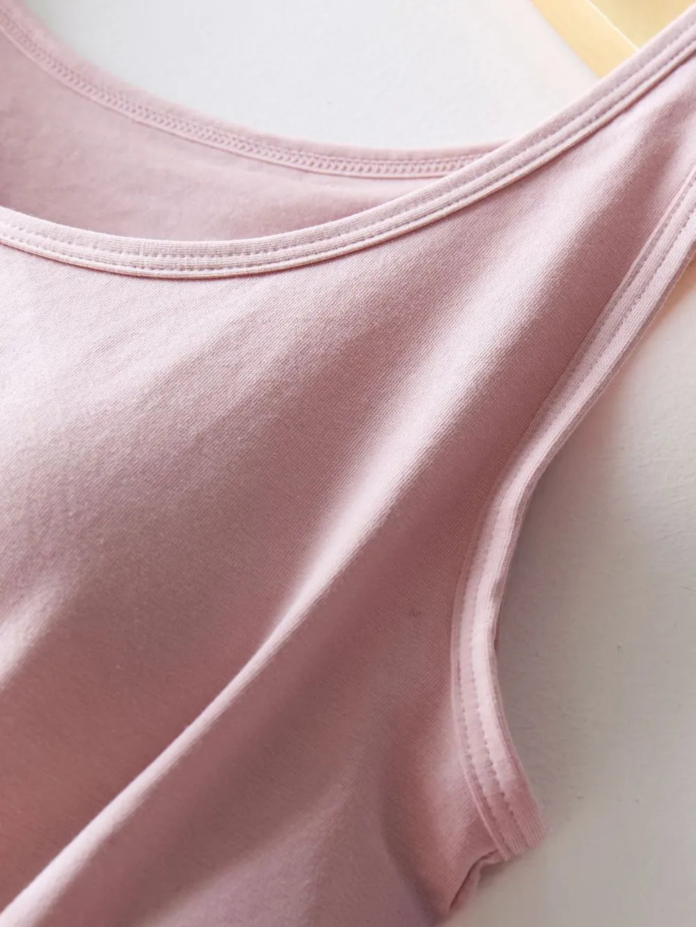 Round Neck Tank with Bra - Lilixa.store
