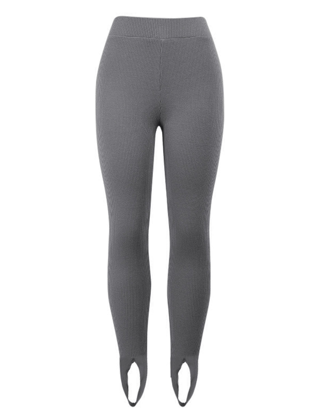 Ribbed Mid Waist Leggings - Lilixa.store