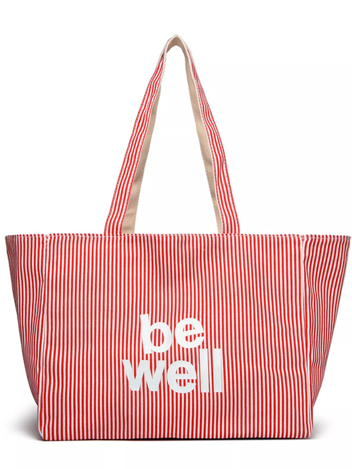 Striped Canvas Duffel Bag - Lilixa.store