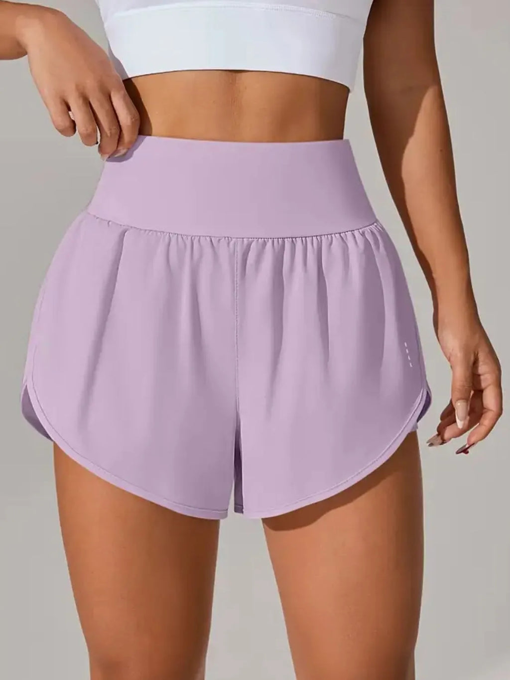 Pocketed High Waist Active Shorts - Lilixa.store