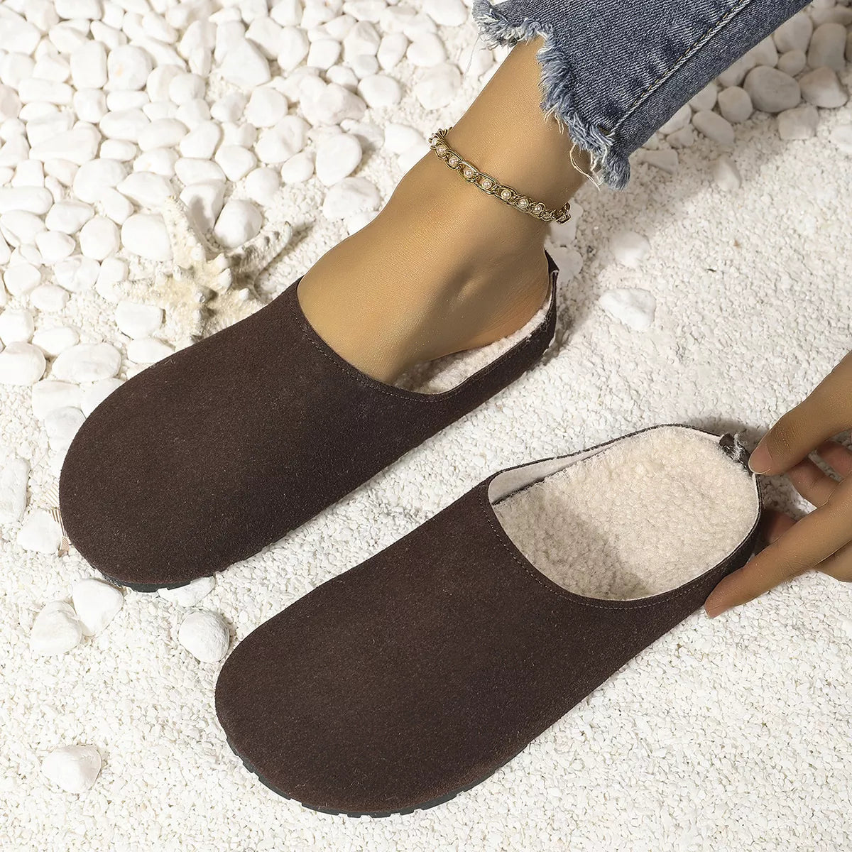 Round Toe Flats Slippers - Lilixa.store