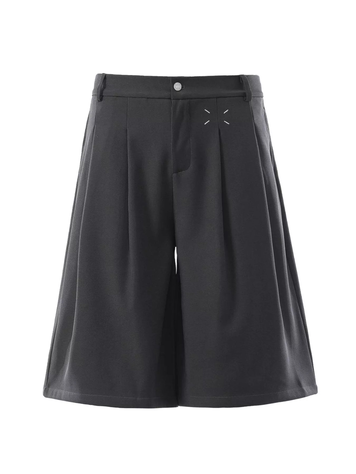 Men's Pleated Loose Fit Capris