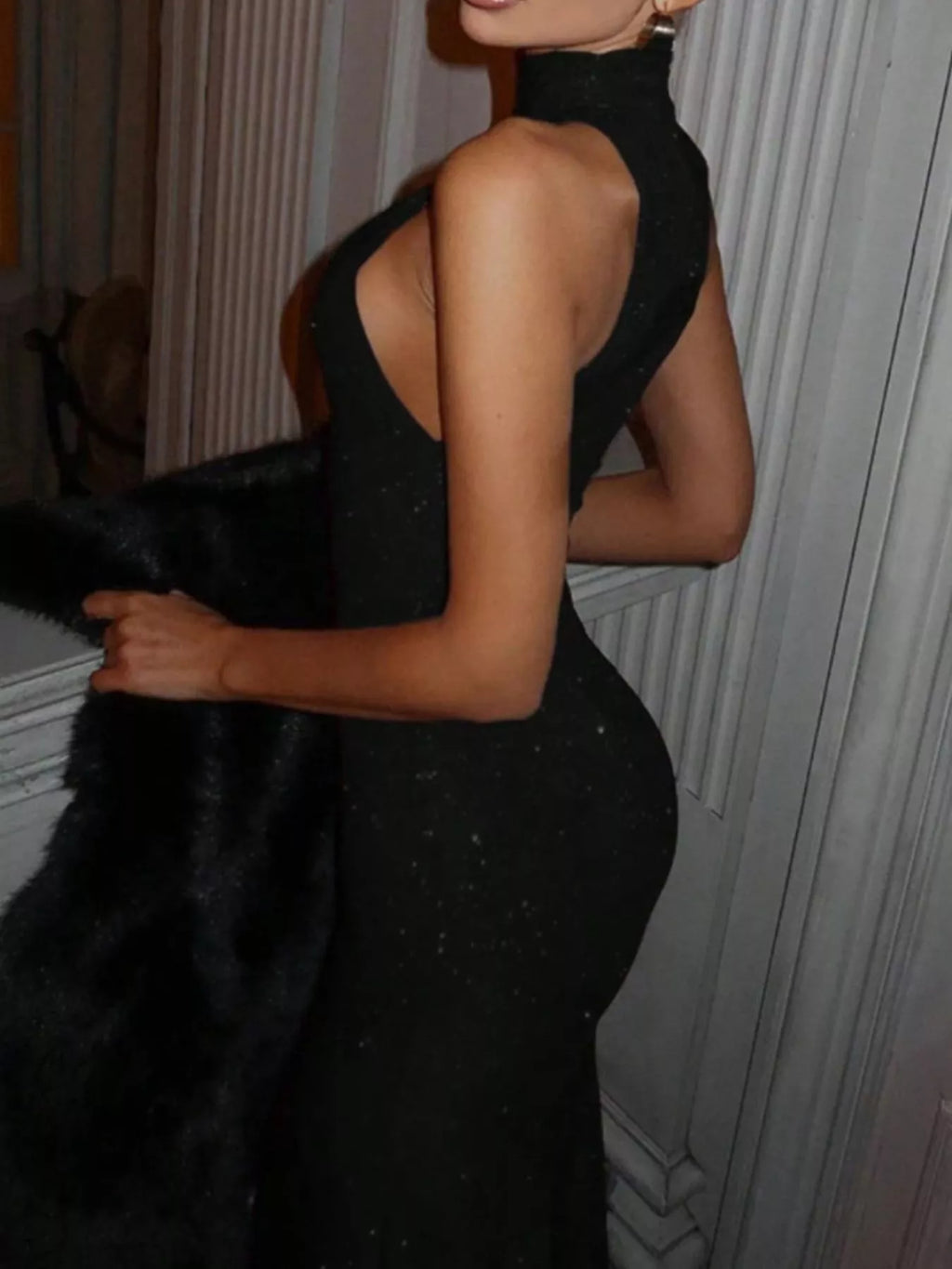 Sequin Sleeveless Maxi Dress - Lilixa.store