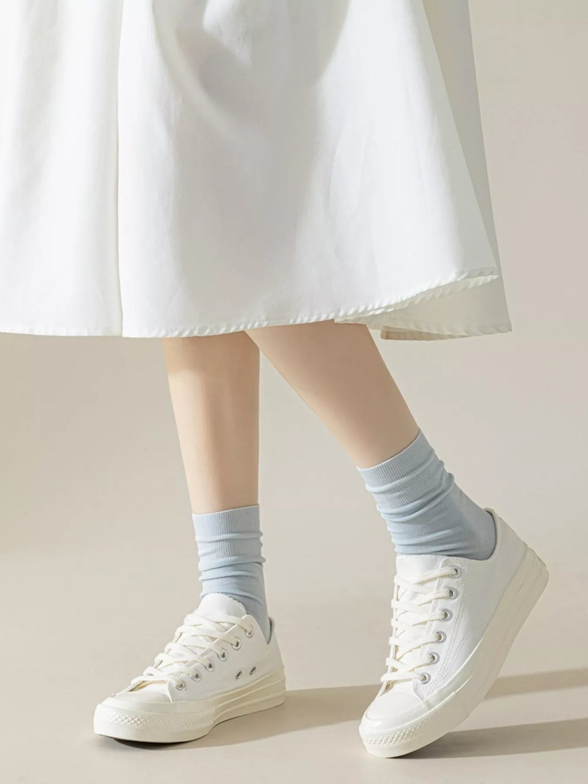 Lightweight Solid Color Socks - Lilixa.store