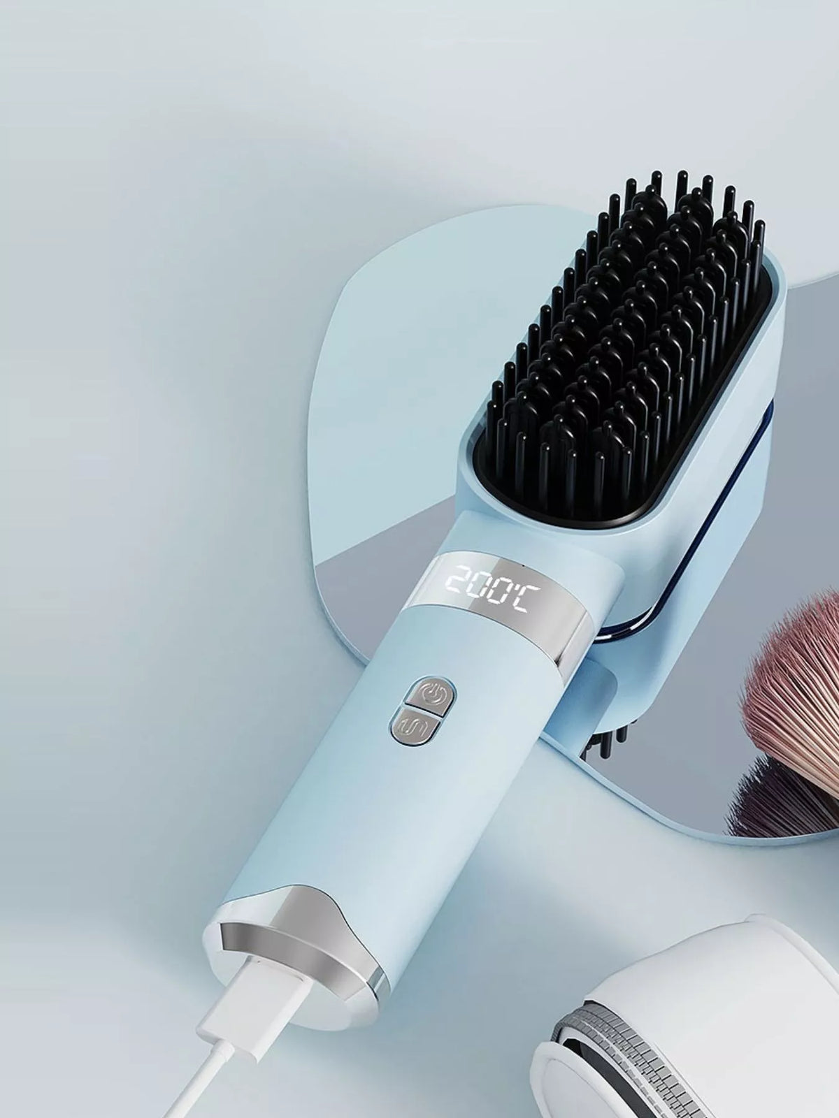 Fast Heating LCD Display Straightening Comb - Lilixa.store