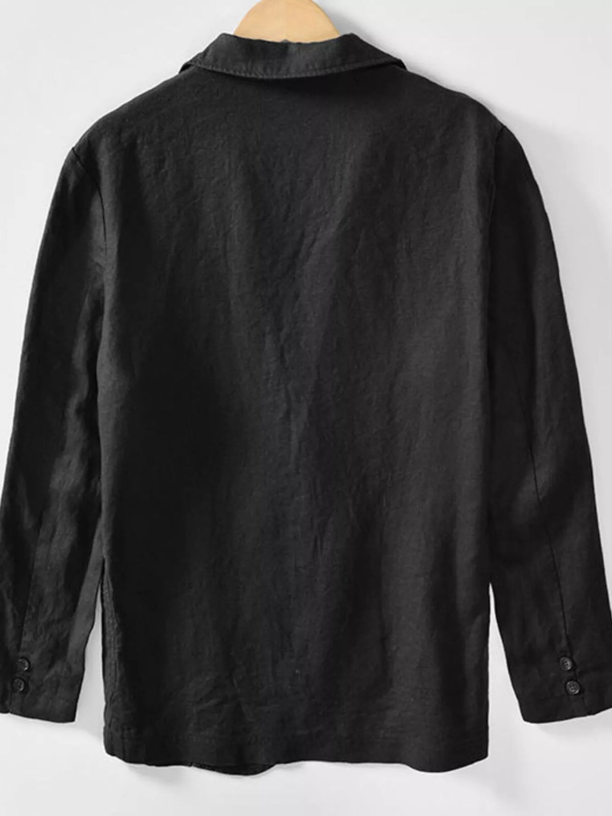 Men's Plus Size Button Up Long Sleeve Blazer - Lilixa.store