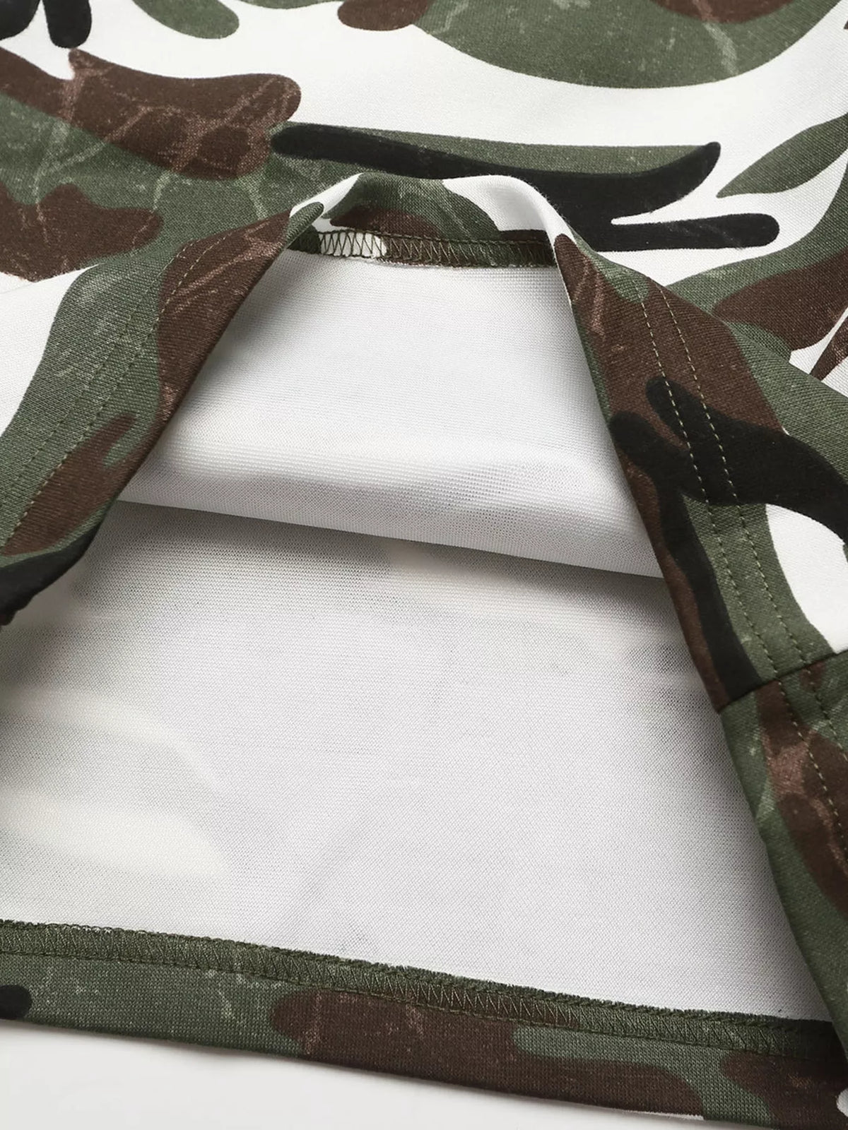 Men's Camouflage Print Capris
