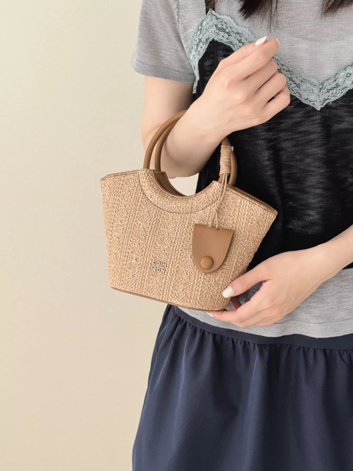 Top Handle Crossbody Bag