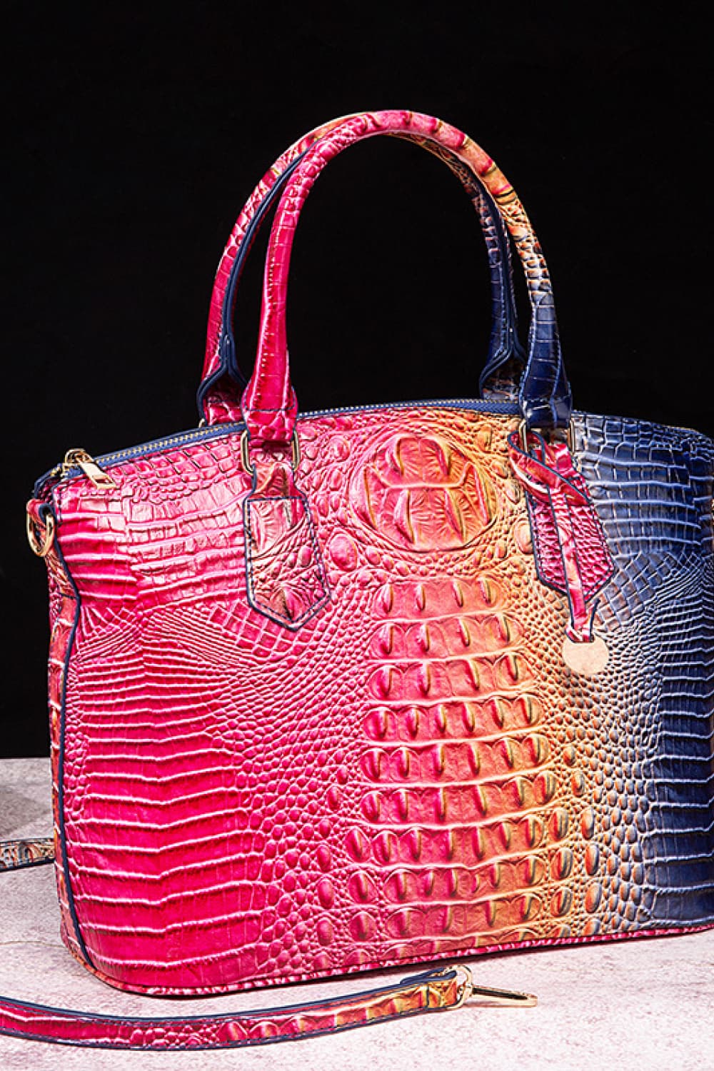 Gradient PU Leather Handbag - Lilixa.store