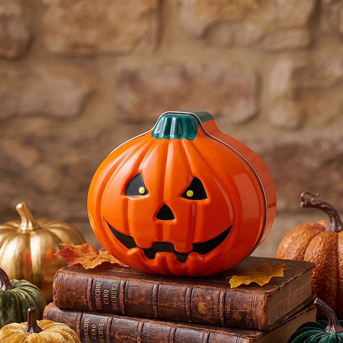 Decorative Pumpkin-Shaped Halloween Storage Box - Lilixa.store