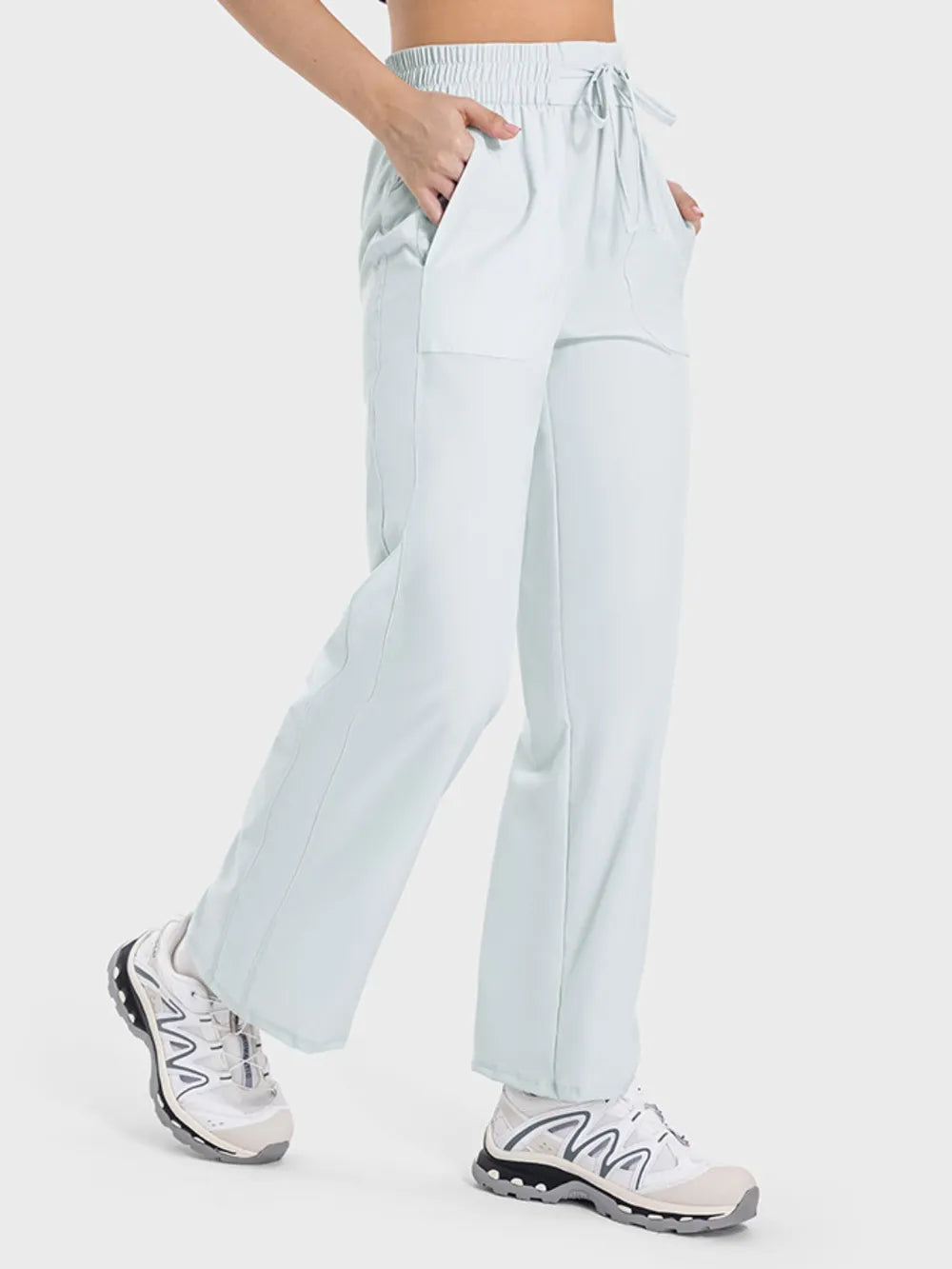 Millennia Drawstring Pocketed Active Pants - Lilixa.store
