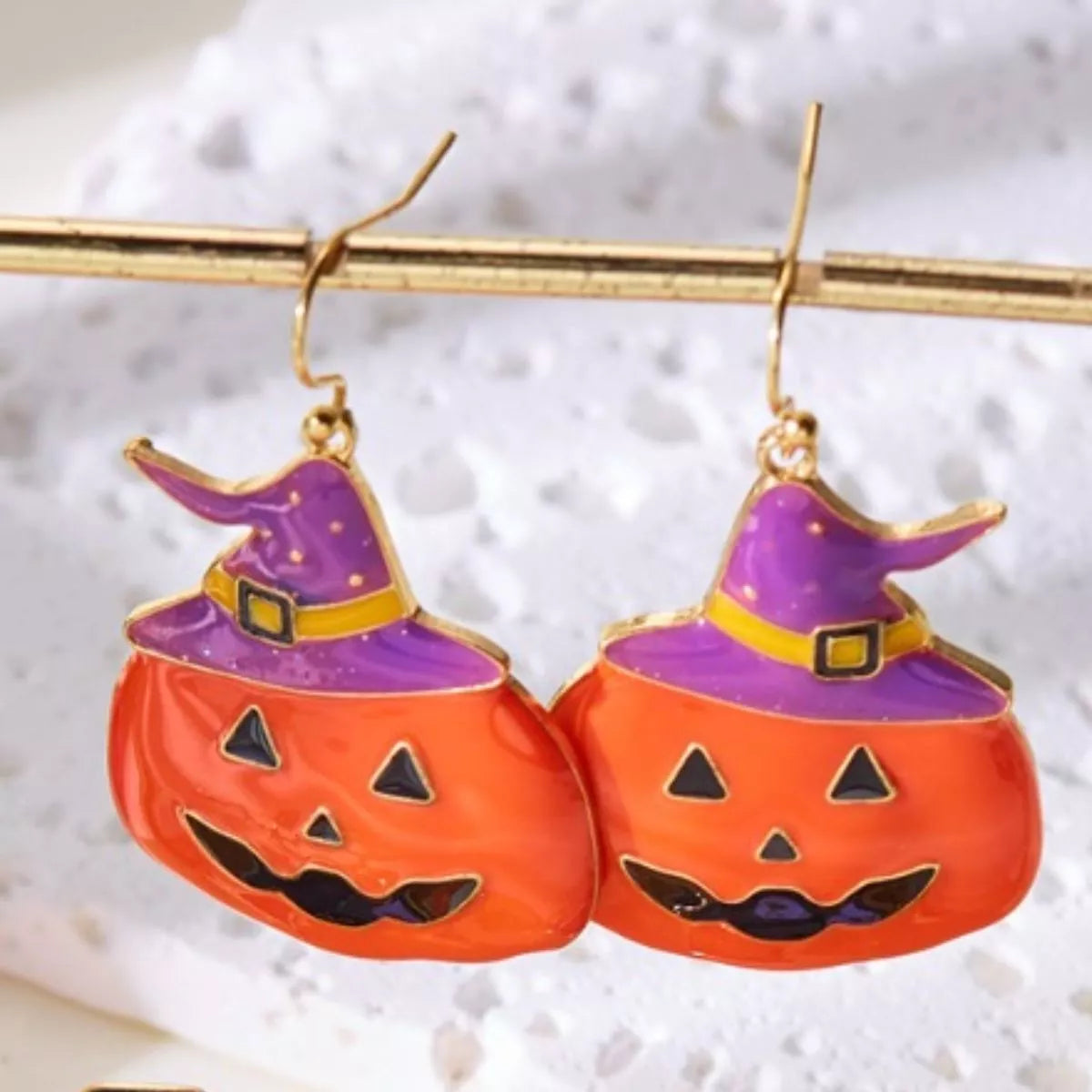 Halloween Pumpkin Dangle Earrings - Lilixa.store