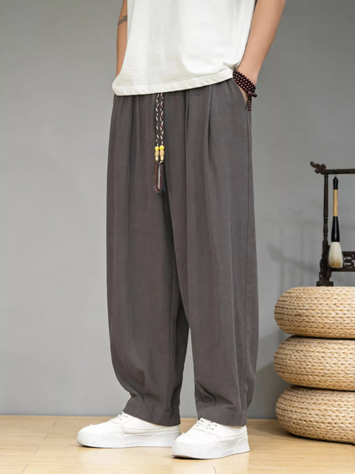 Men's Plus Size Loose Fit Casual Pants