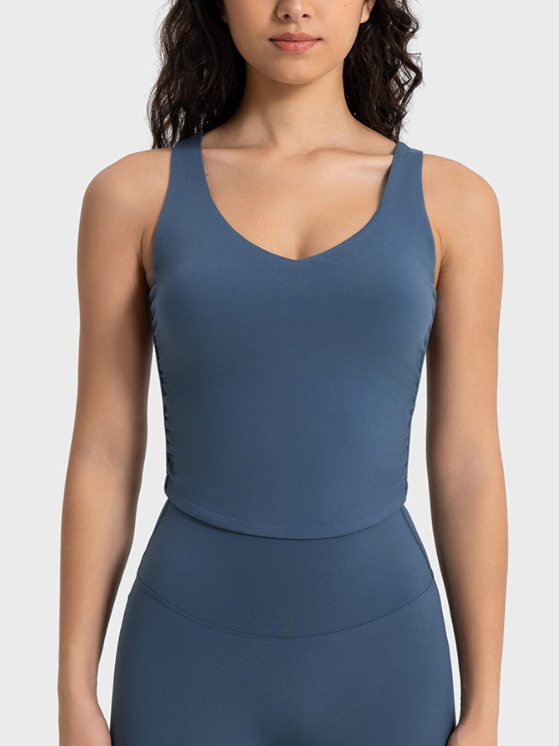 Millennia Cropped Sport Tank - Lilixa.store
