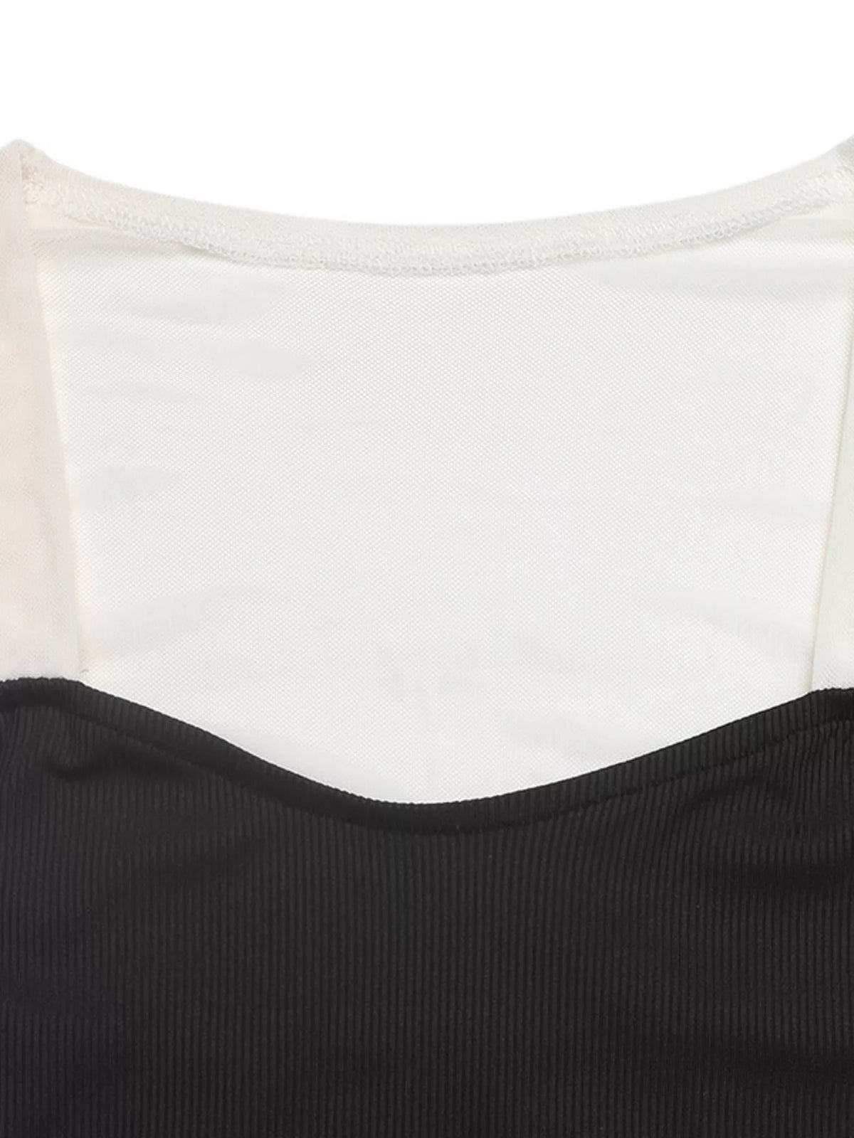 Two-Tone Long Sleeve Bodysuit - Lilixa.store