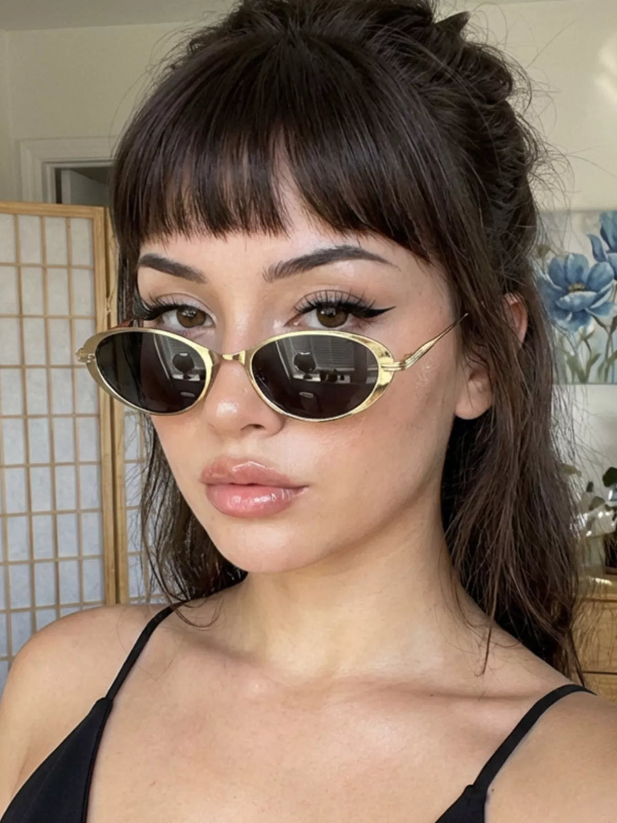 Vintage Oval Retro Sunglasses - Lilixa.store