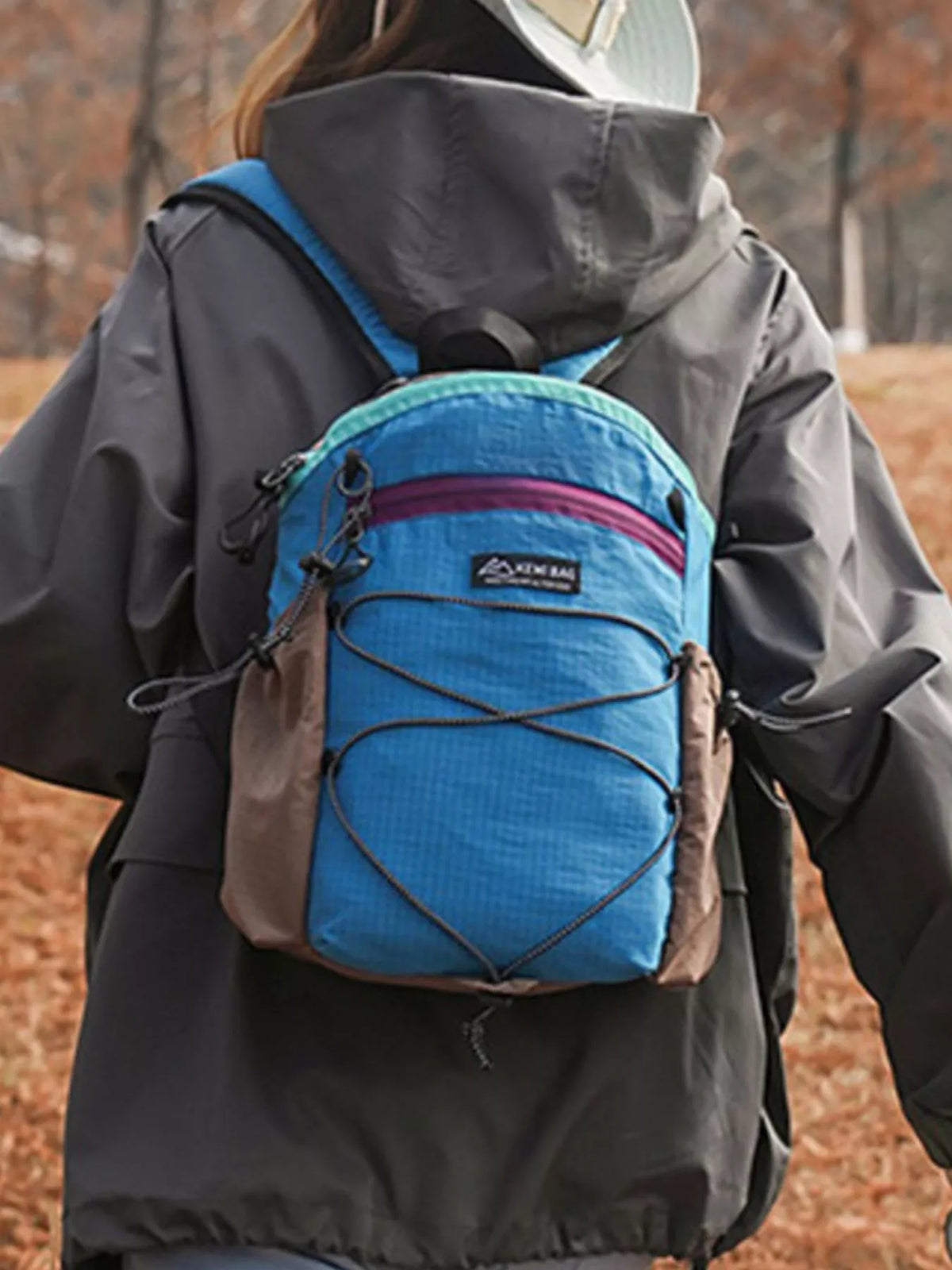 Lightweight Contrast Backpack Bag - Lilixa.store
