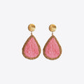 Raffia Grass Teardrop Earrings – image 1 | Lilixa Trending Jewelry